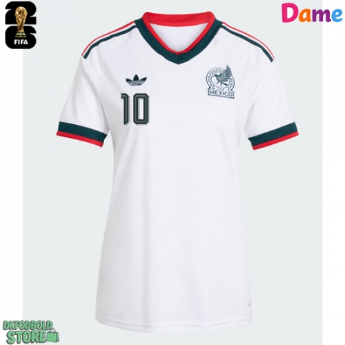 Mexico Alexis Vega #10 Replika Udebanetrøje Dame VM 2026 Kortærmet